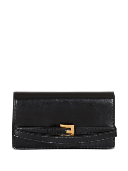 Geanta plic Balmain neagra din piele