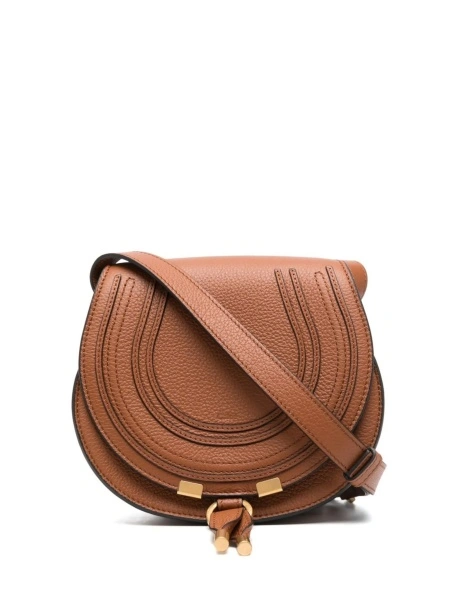 Geanta tip postas Chloe marcie maro din piele