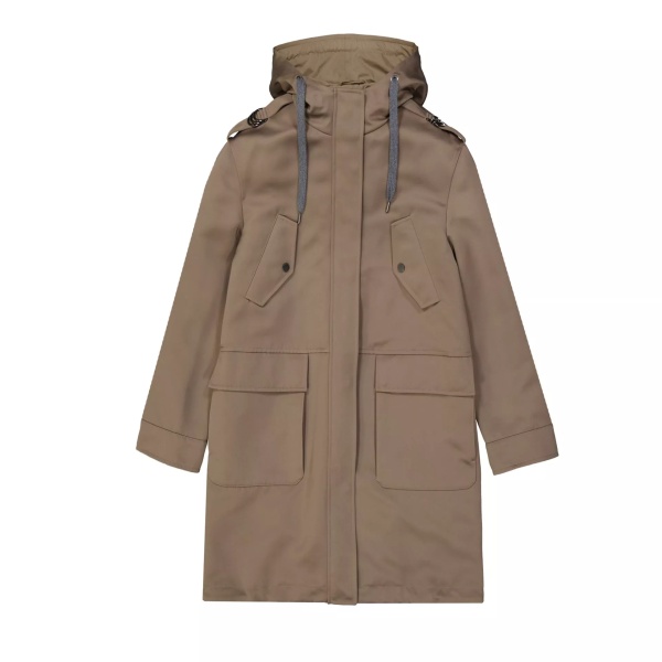Geci Brunello Cucinelli Blend Cotton Parka
