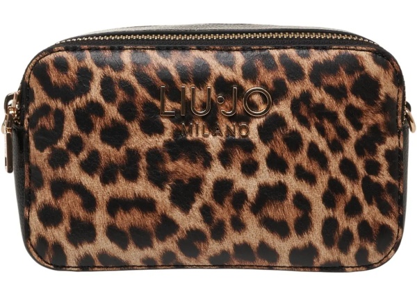 Genti Shoulder bag with animal print
