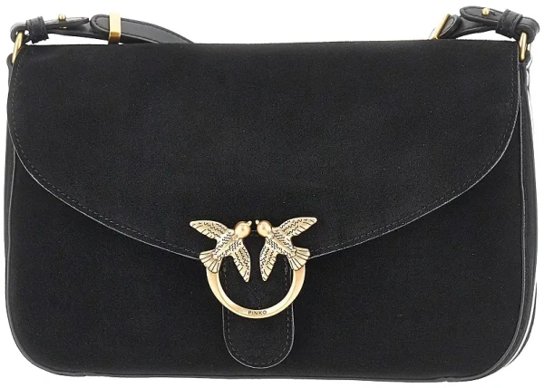 Genti Suede leather medium Love Bag Satchel bag
