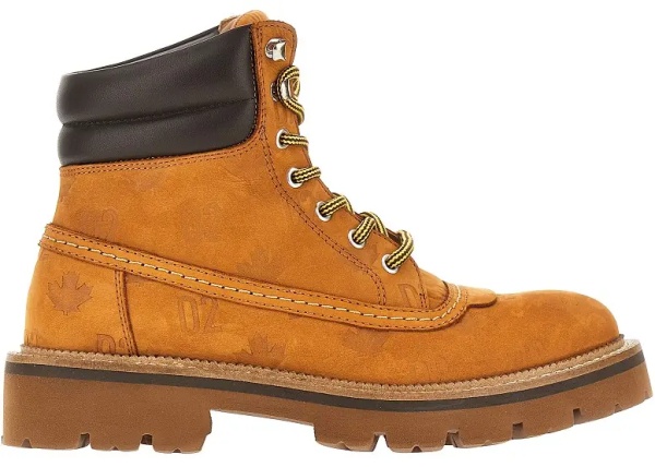 Ghete 'D2 Monogram' nubuck leather boots