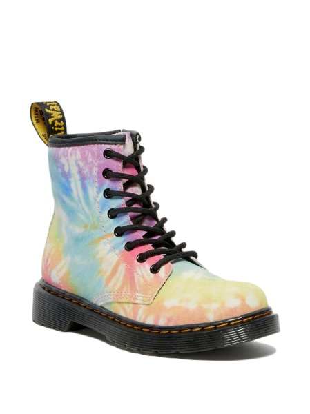 Ghete Dr. Martens albastre din piele