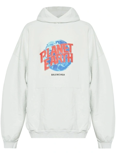 Hanorac Balenciaga alb