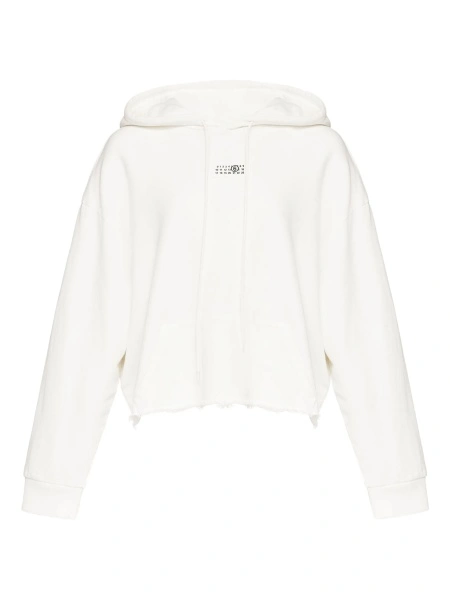 Hanorac MM6 Maison Margiela alb