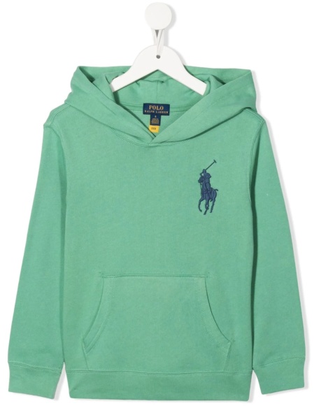 Hanorac Ralph Lauren verde din bumbac