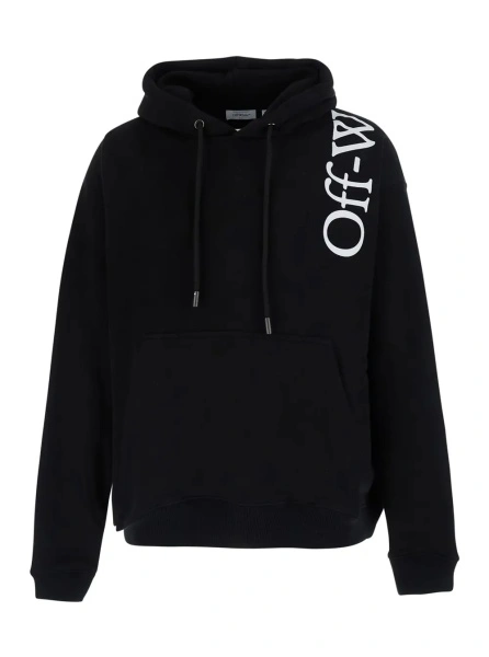 Hanorace Sweatshirt VERTICAL BOOKISH with black cotton logo unisex