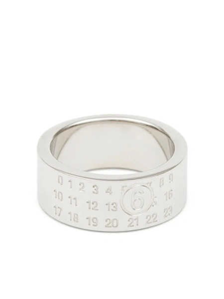 Inel MM6 Maison Margiela argintiu