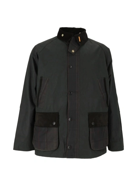 Jacheta Barbour verde din bumbac