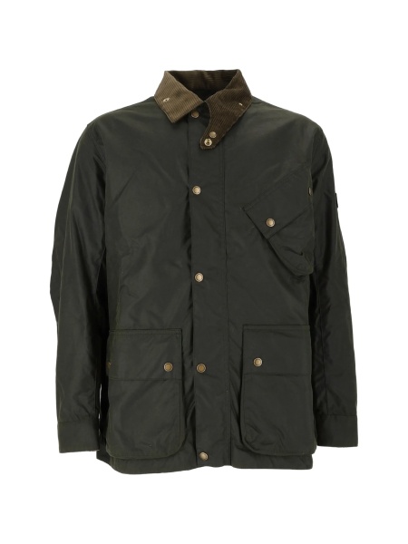 Jacheta Barbour verde din bumbac