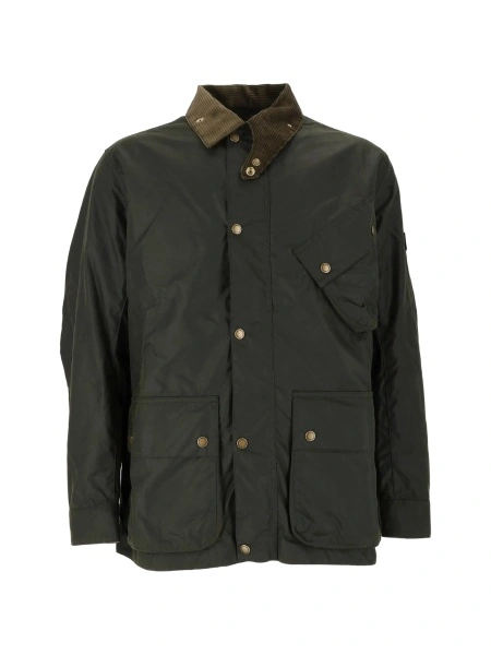 Jacheta Barbour verde din bumbac