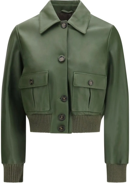 Jacheta Cropped nappa Valstarino Jacket