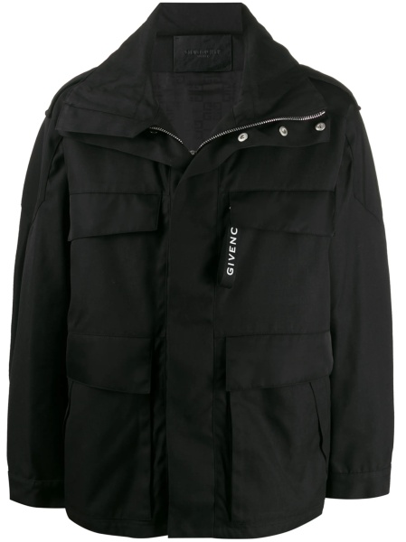 Jacheta Givenchy neagra din poliamida