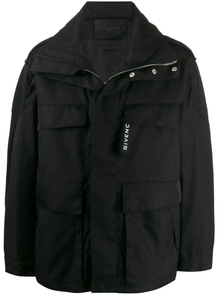 Jacheta Givenchy neagra din poliamida