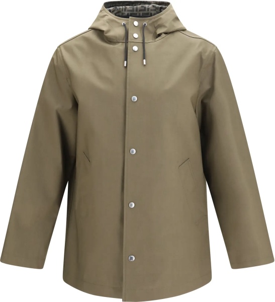 Jacheta Mackintosh fabric hooded Jacket