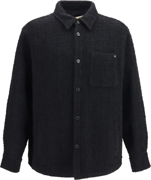 Jacheta Textured high-neck Jacket