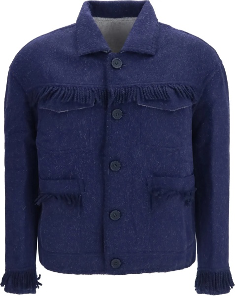 Jacheta Vedu reversible alpaca and wool-blend Jacket