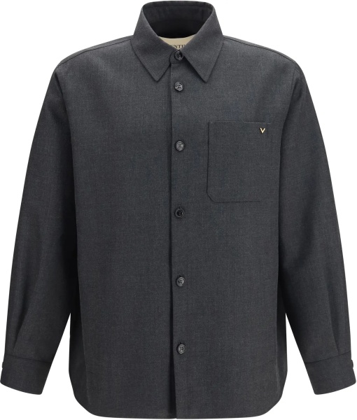 Jacheta VLogo wool blend Jacket