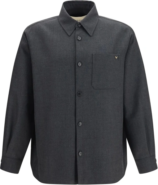 Jacheta VLogo wool blend Jacket