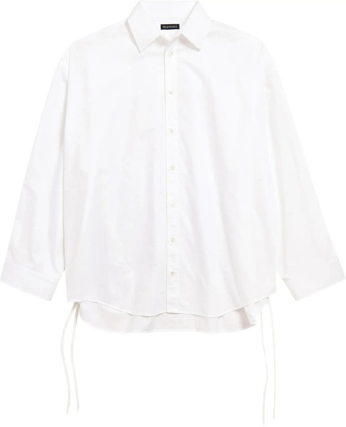 Lace-up cotton Shirt