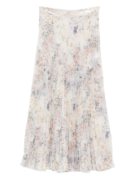 Long pleated skirt