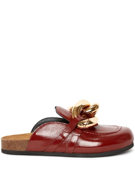 Mocasini JW Anderson maro din piele