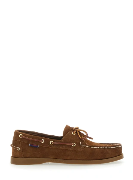 Mocasini Loafers 'Portland' Brown with Rounded Toe in Leather for Men