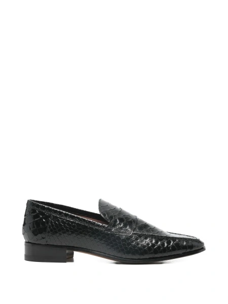 Mocasini Paris Texas negri din piele
