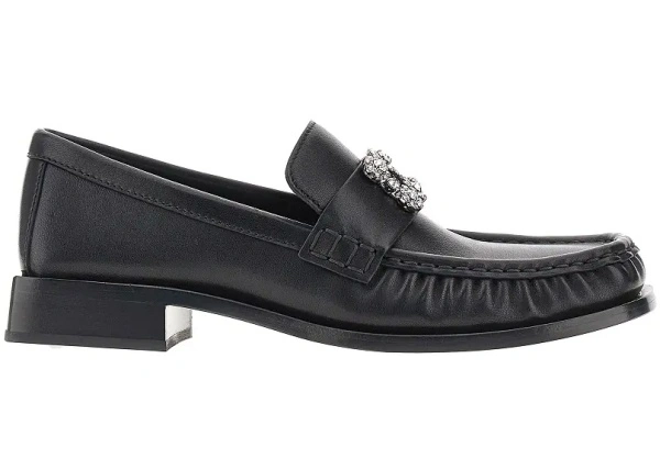 Mocasini Roger Vivier negri din piele