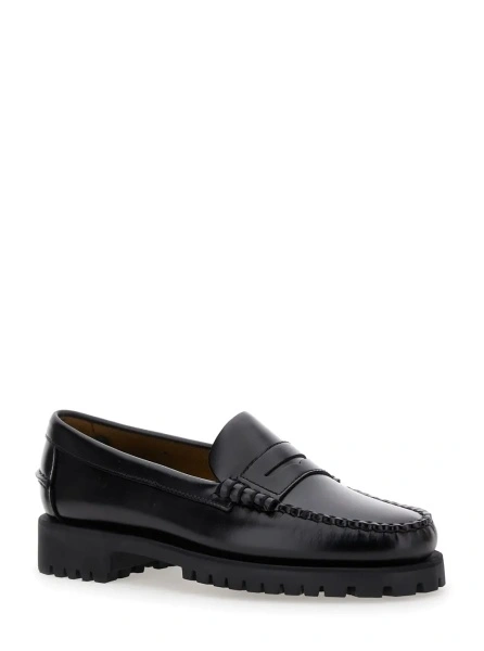 Mocasini Sebago negri din piele '7002IJ0902'
