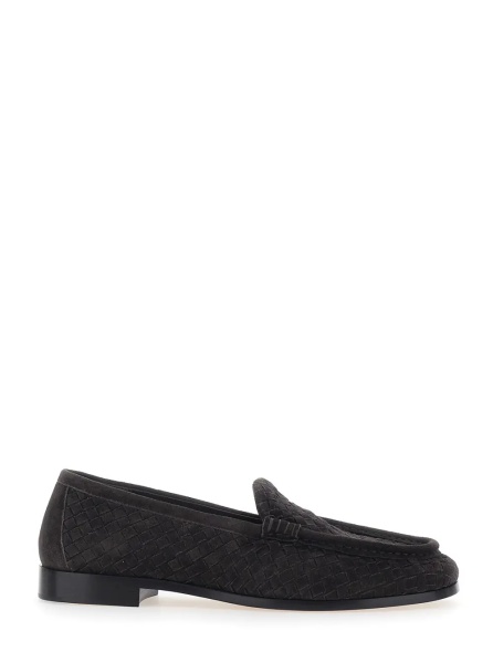 Mocasini SILENZIO LOAFER DESIGN INTRECCIIATO CAMOSCIO