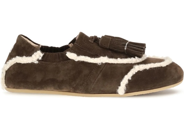 Mocasini Suede slip-on Loafers with tassel
