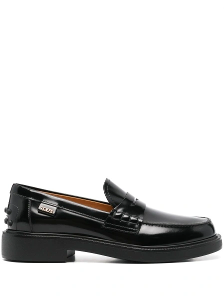 Mocasini TOD'S negri din piele
