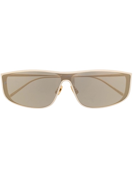 Ochelari de soare Saint Laurent aurii