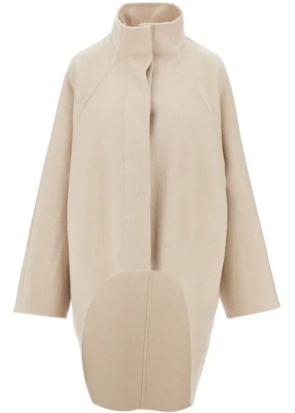 Paltoane Cashmere asymmetrical coat