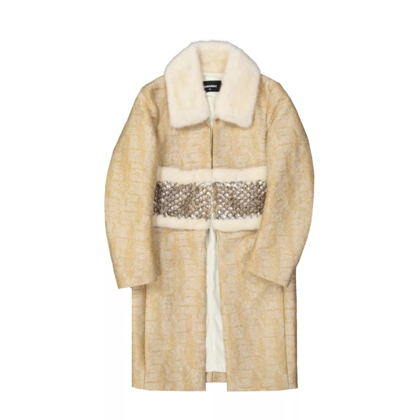 Paltoane Dsquared2 Crystal Embellished Coat