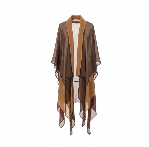 Paltoane Silk chiffon dust coat