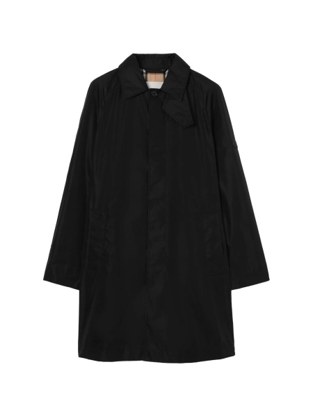 Palton Burberry negru din poliamida