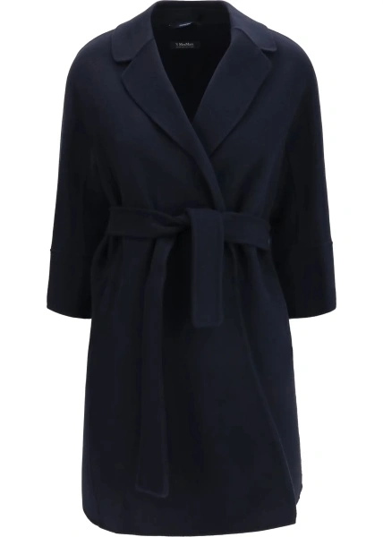 Palton 'S MAXMARA multicolor din lana virgina