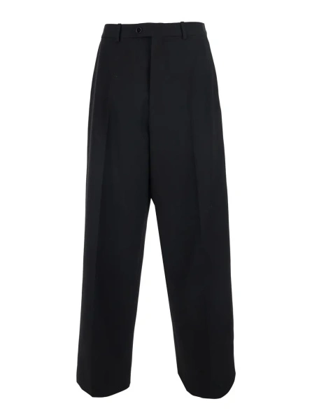 Pantaloni Balenciaga negri din lana