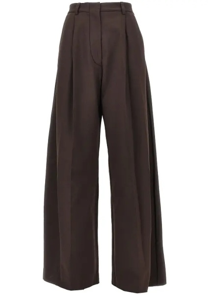 Pantaloni 'Billie' wide-leg wool-blend pants