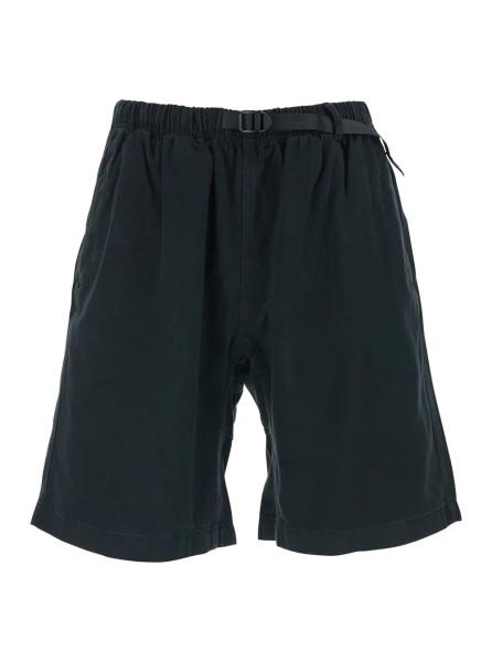Pantaloni Black Bermuda shorts with elasticated waist in cotton man