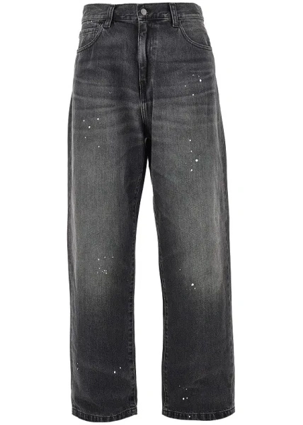 Pantaloni Carhartt negri din denim