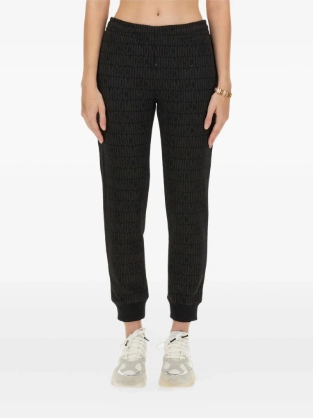 Pantaloni de trening Moschino negri