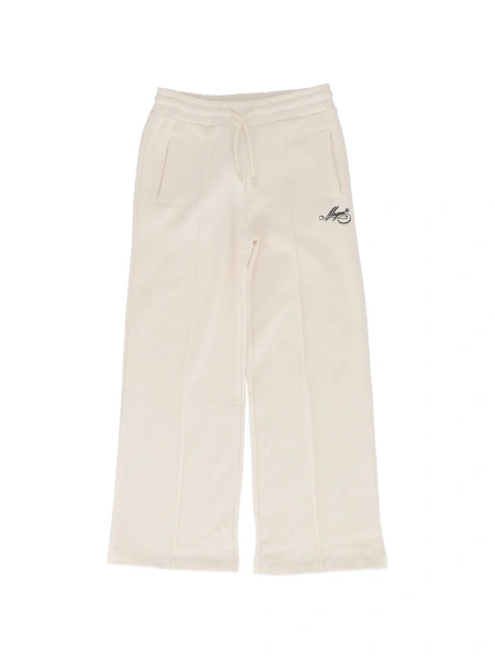 Pantaloni de trening MSGM albi