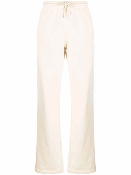 Pantaloni de trening Off-White neutri din bumbac