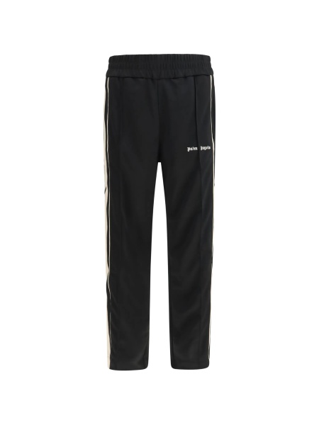 Pantaloni de trening Palm Angels track negri din polyester