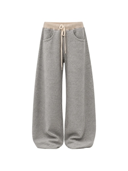 Pantaloni de trening R13 gri din bumbac