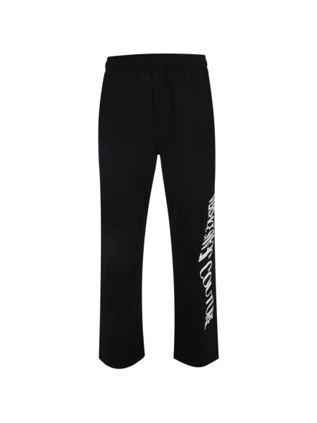 Pantaloni de trening Versace Jeans Couture negri