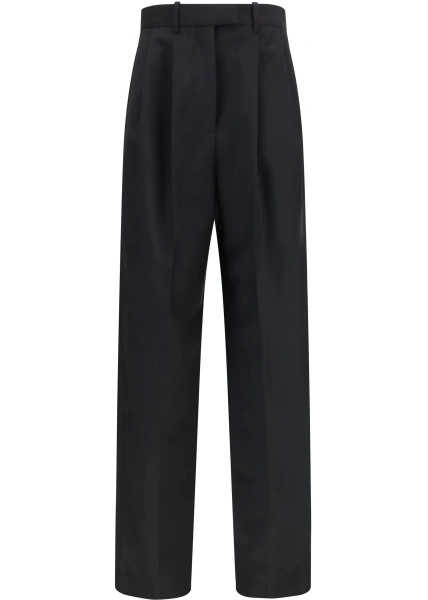Pantaloni Double-pleat Pants in wool and mohair